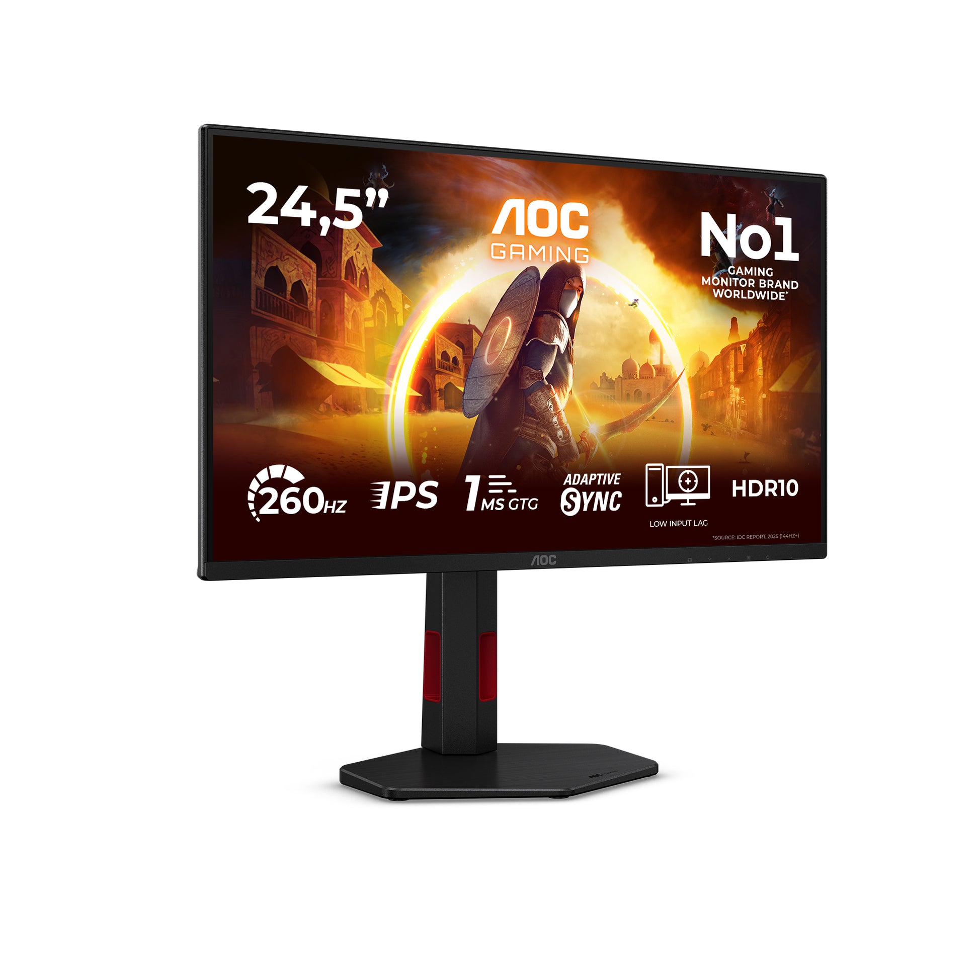 AOC 25G4ZR – 24,5", 1920 × 1080 (Full HD), IPS, 260 Hz, HDR10