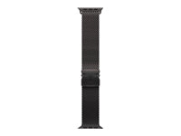 Apple Milanese Loop – Armband – für Apple Watch 49 mm, Schwarz, M, Titan