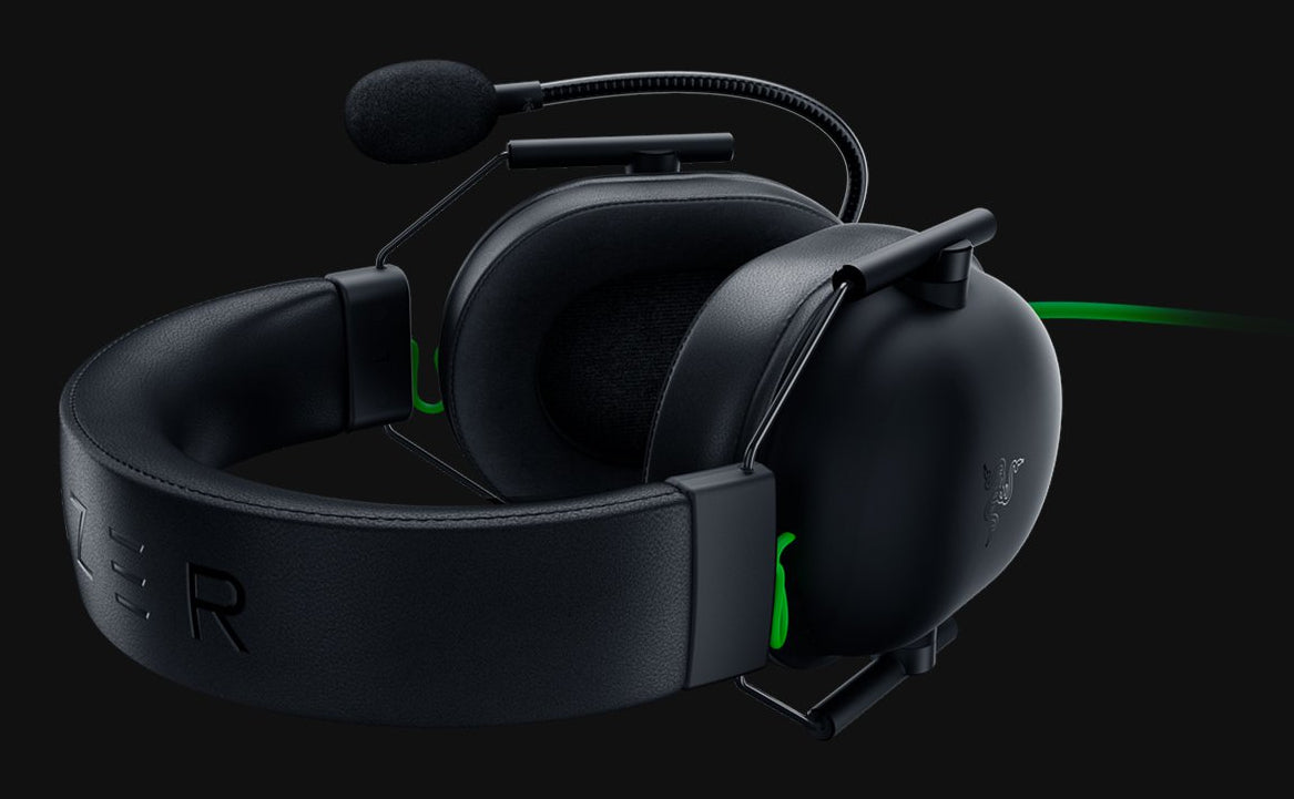 Razer BlackShark V2 X Gaming-Headset – On-Ear, Stereo, Kabelgebunden, 3,5 mm Klinke, mit USB-C-Dongle, Schwarz