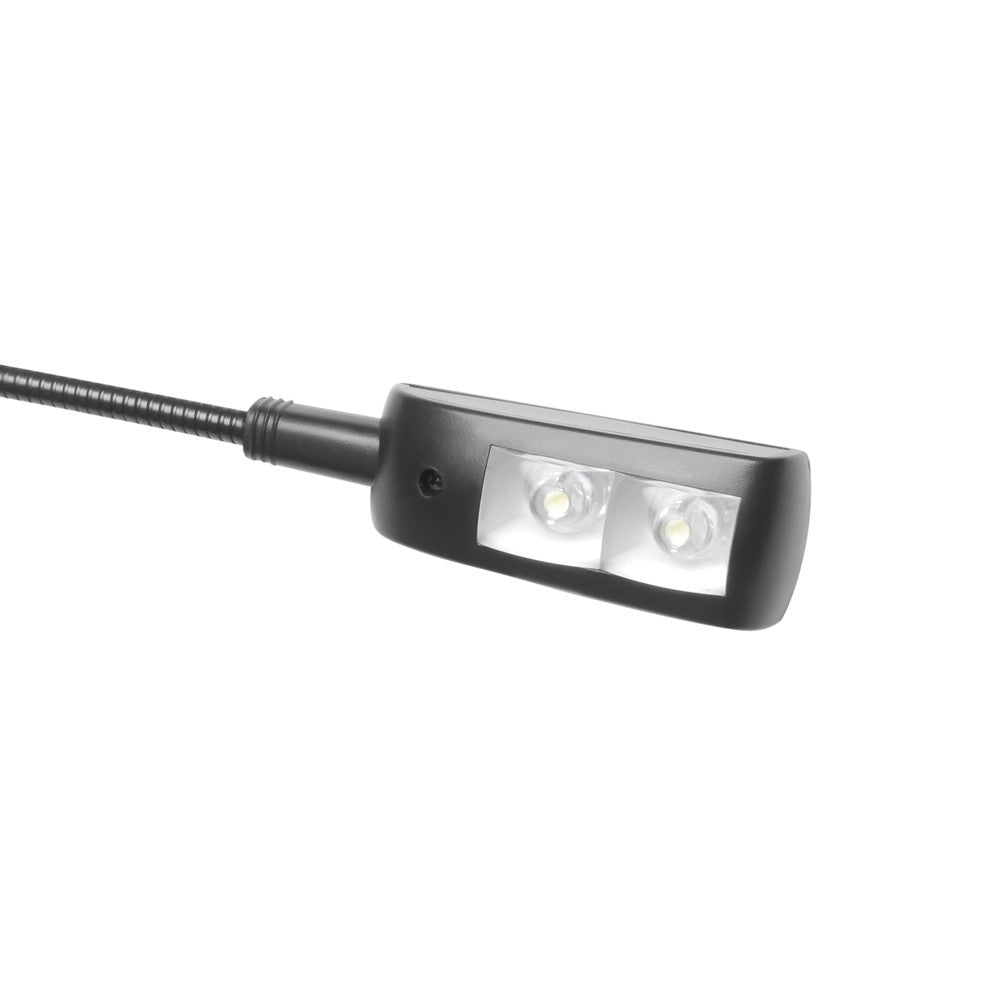 Adam Hall Monitor-Lichtleiste SLED 1 PRO – 200 lm, 6000–6500 K, dimmbar, USB – Schwarz