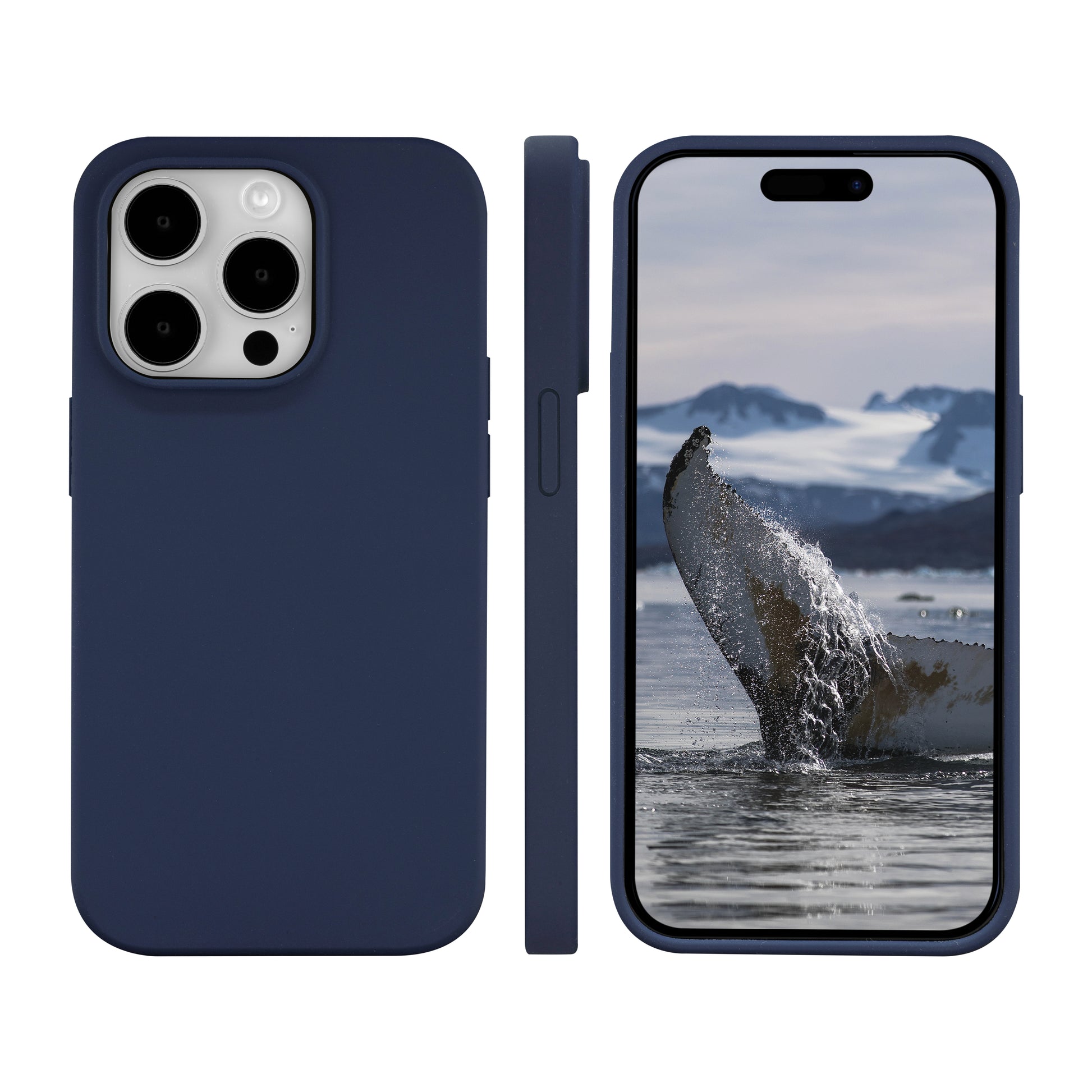 dbramante1928 Monaco Backcover – für Apple iPhone 15 Pro, MagSafe, Pacific Blue
