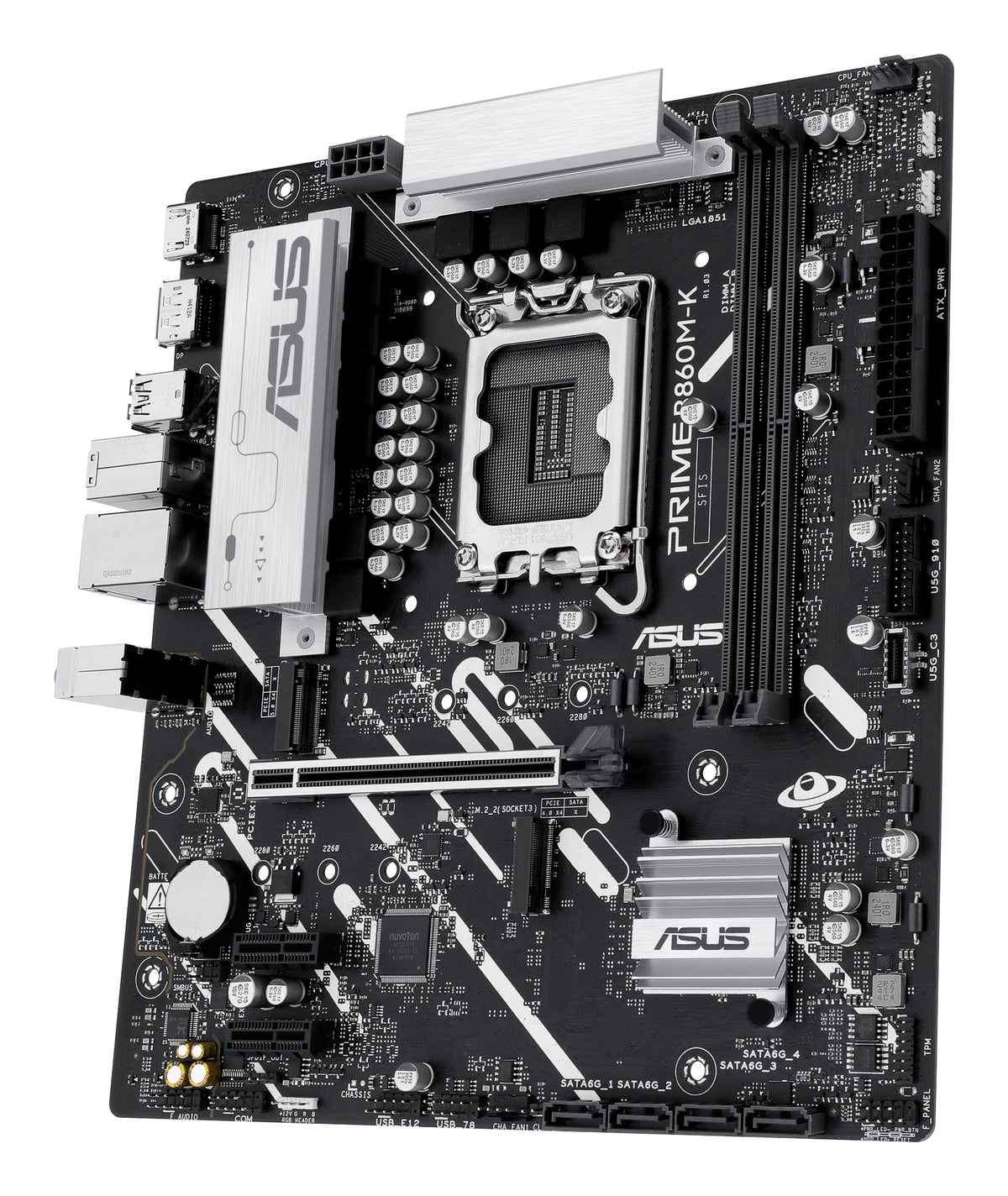 ASUS PRIME B860M-K – Mainboard – LGA 1851, Intel B860, mATX, DDR5