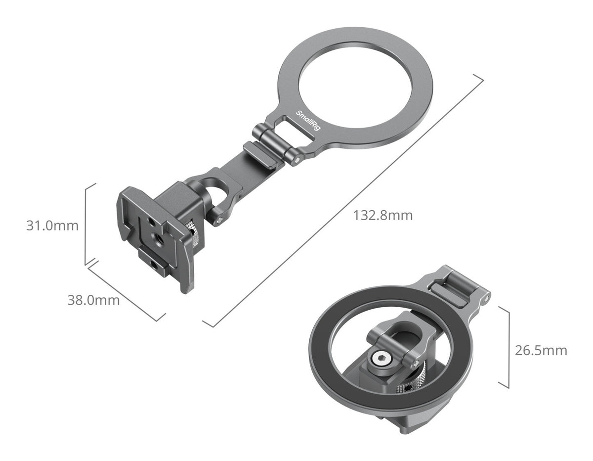 SmallRig Halterung – Arca-Standard, Blitzschuh, Grau