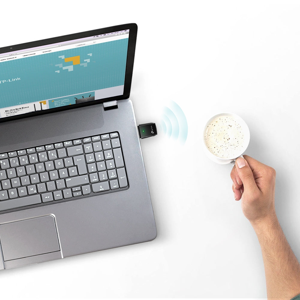 TP-Link ARCHER T2U – WLAN Adapter – Wi-Fi 5 Dual-Band (2,4/5 GHz), 600 Mbit/s
