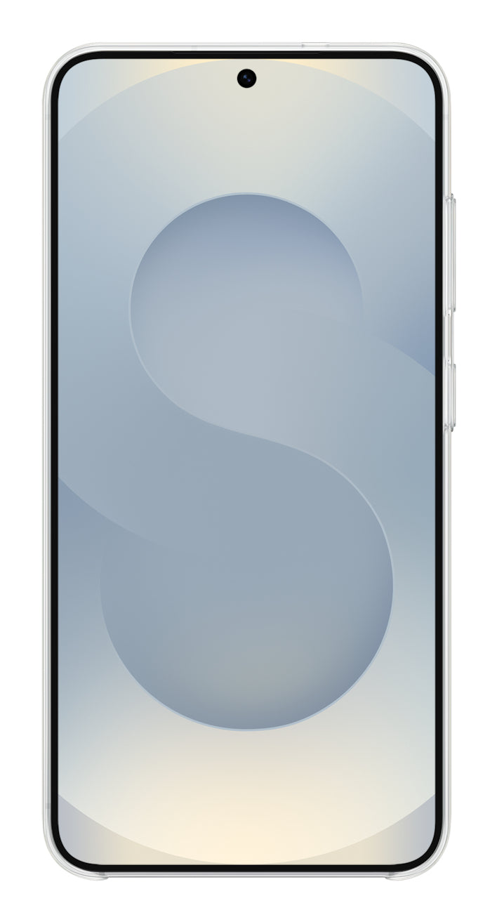 Samsung Backcover – für Galaxy S25+ – weiss – Silikon – mit Ständer, mit Handriemen