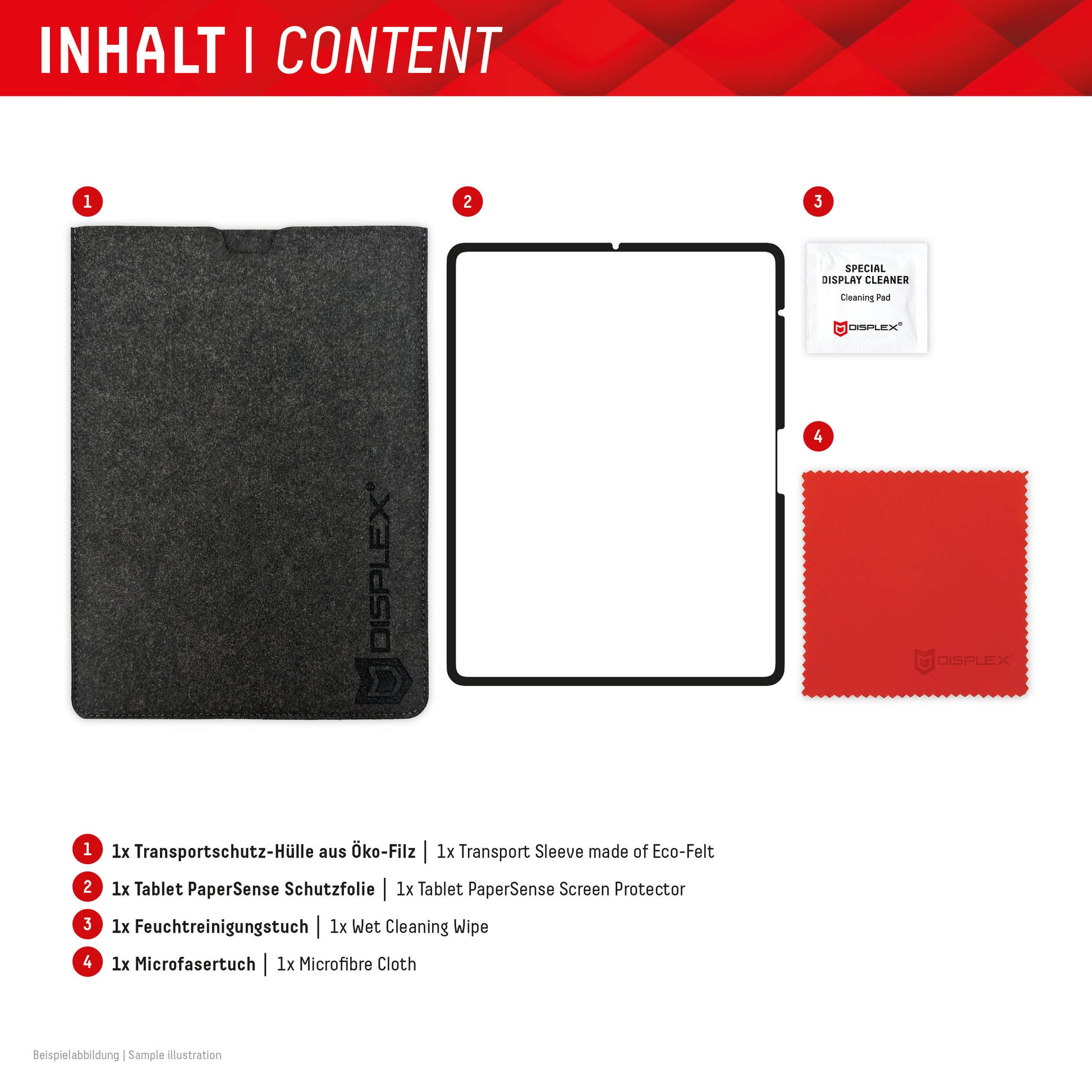 Displex Panzerglas für Apple iPad Pro 13" (2024) und iPad Air 13" (2025/2024) – Papier-Feeling, Matt
