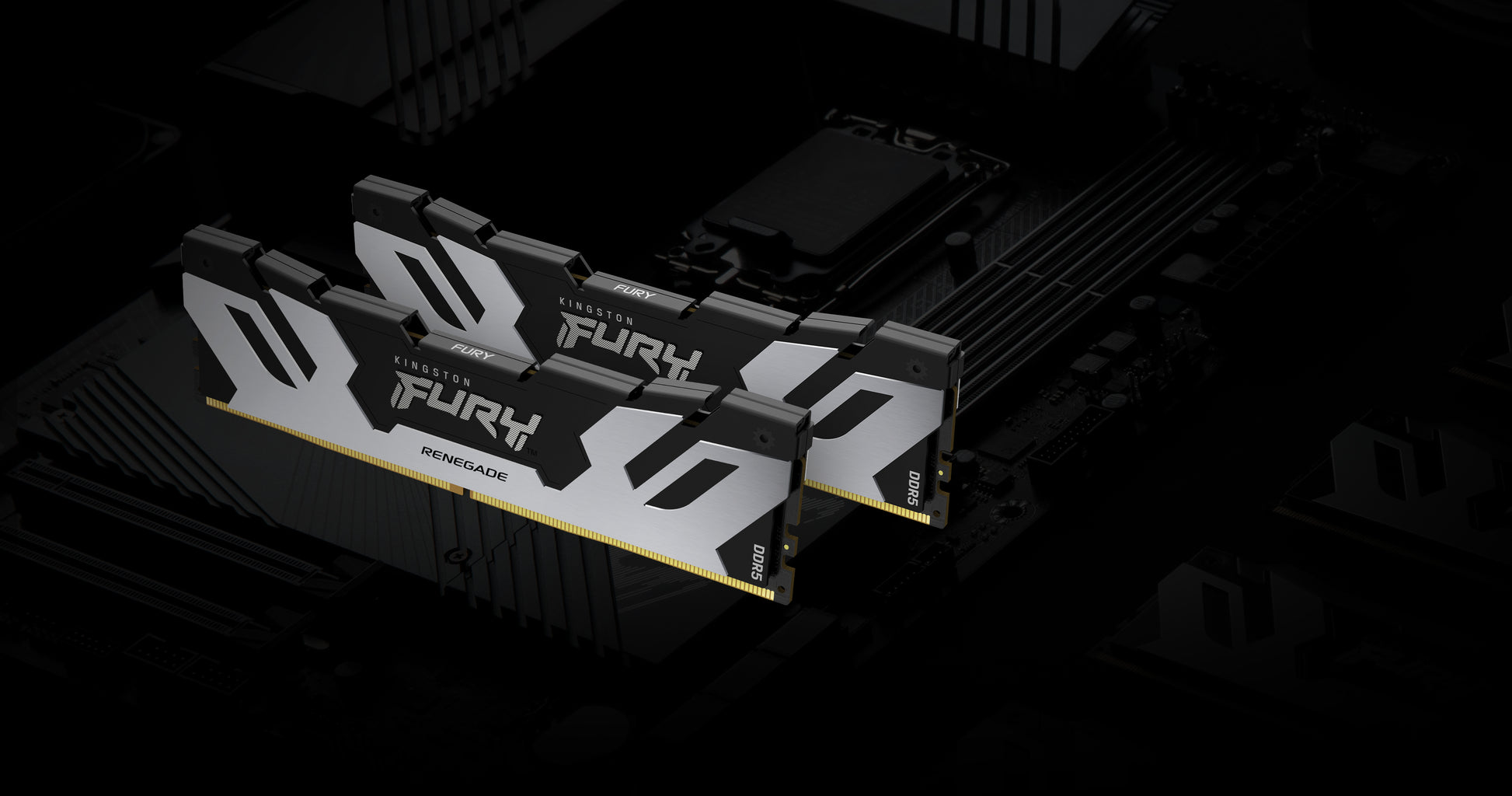 Kingston Technology Kingston Renegade Silver – 64 GB (2×32 GB) DDR5-6400 CL32, 288-Pin DIMM, XMP 3.0