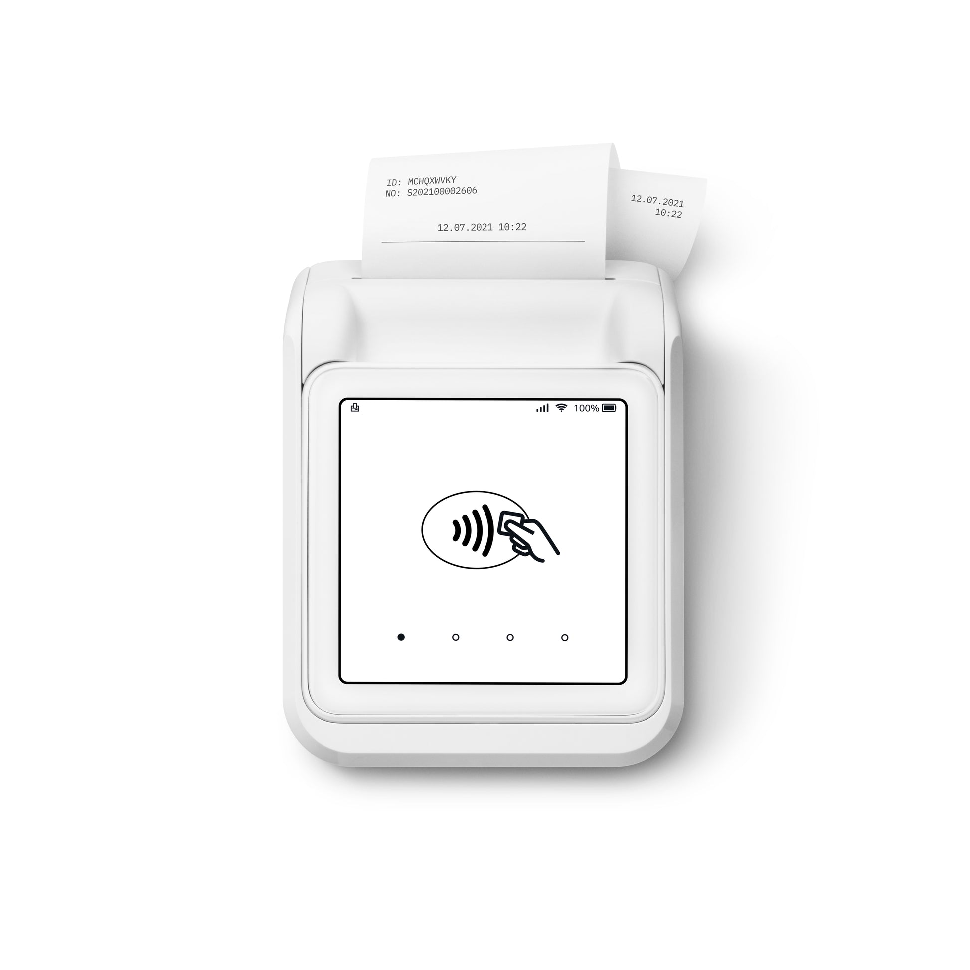 SumUp Solo – Mobiles POS-Terminal – WLAN, 4G, NFC – Weiss
