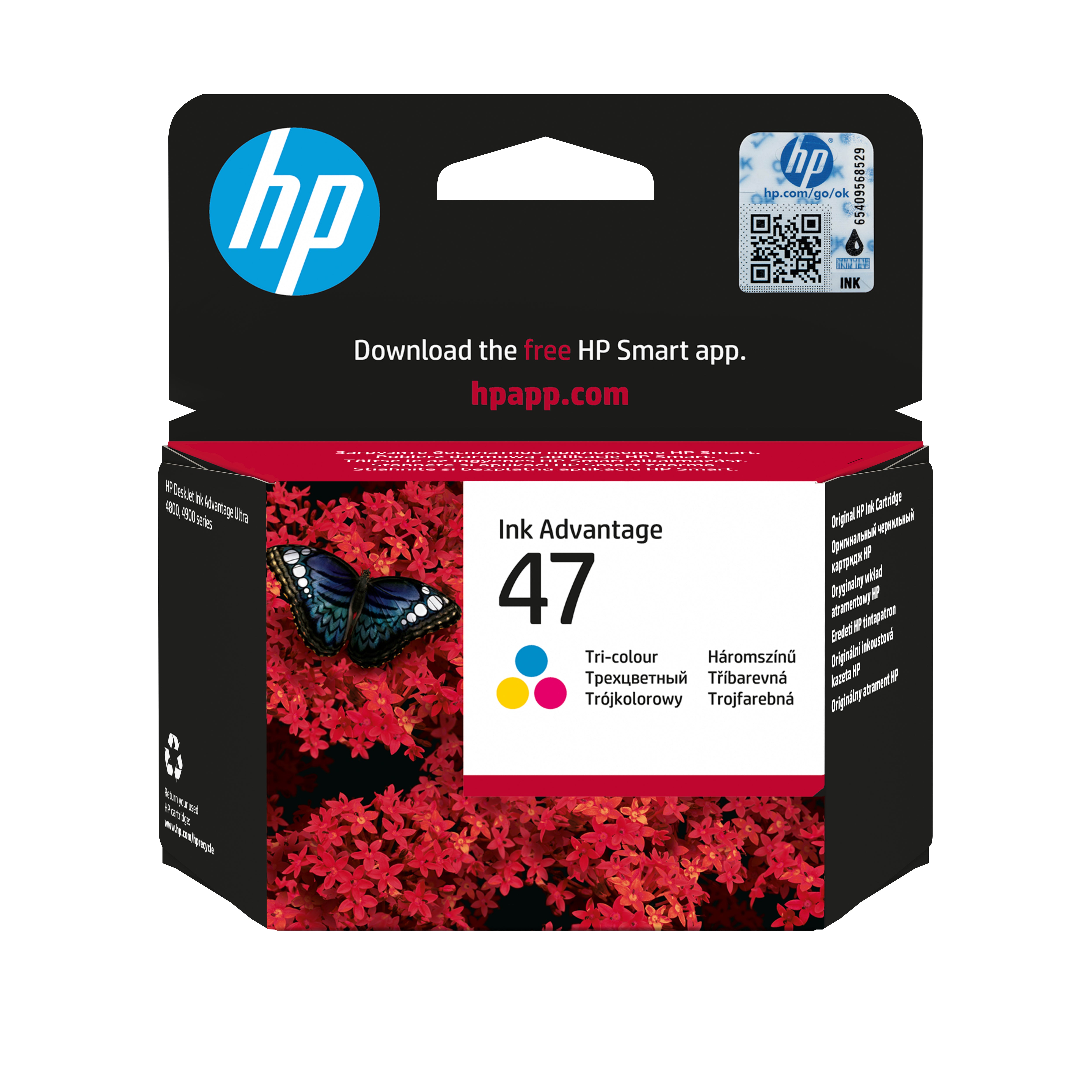 HP 47 Dreifarbig Tintenpatrone (Original) – 700 Seiten – für 47