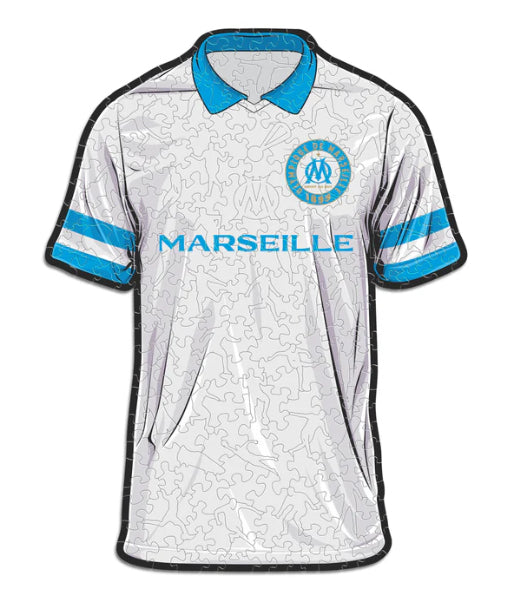 Iconic Puzzles Olympique Marseille Trikot – Logikspiel, 1 Spieler, ab 10 Jahren