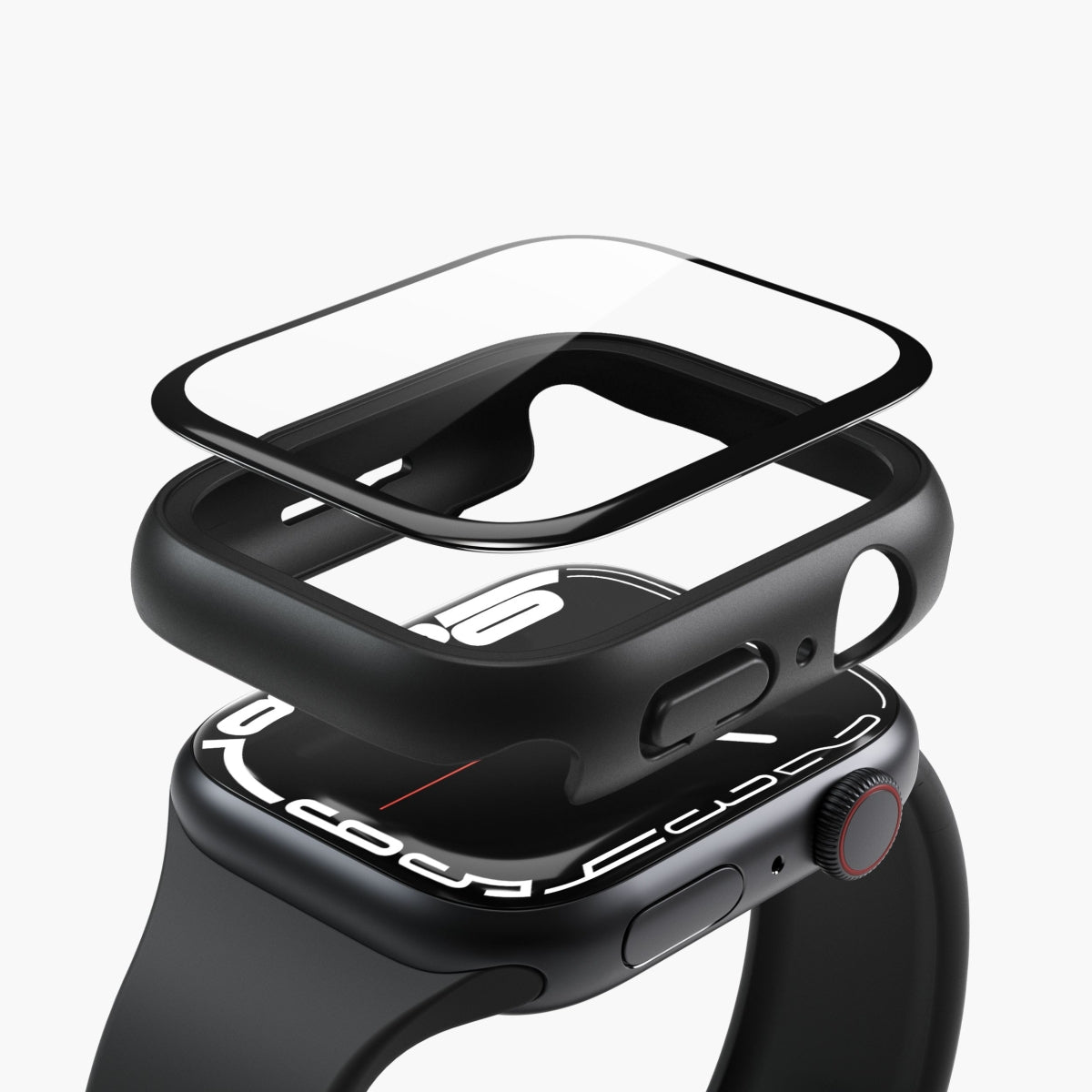Vonmählen Thin Case 42 mm – Silikon, Schwarz, für Apple Watch Series 10 42 mm