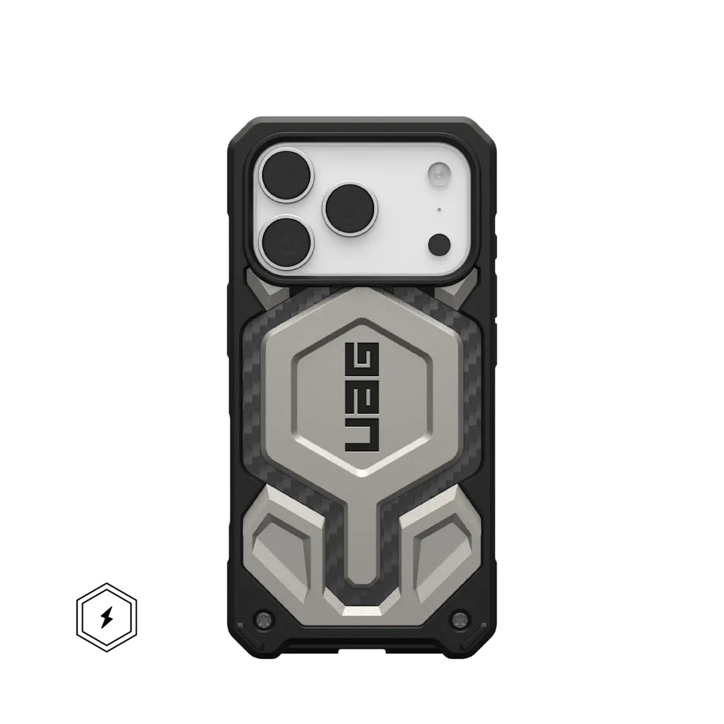 Urban Armor Gear UAG – Monarch Pro Backcover – für Apple iPhone 17 Pro – grau – PC