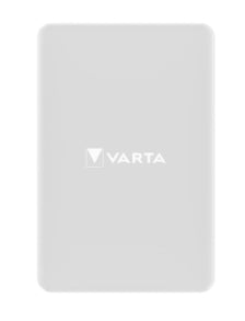 Varta Mag Pro Wireless Powerbank 5'000 mAh – 1× USB-C, weiss, für Qi-kompatible Geräte