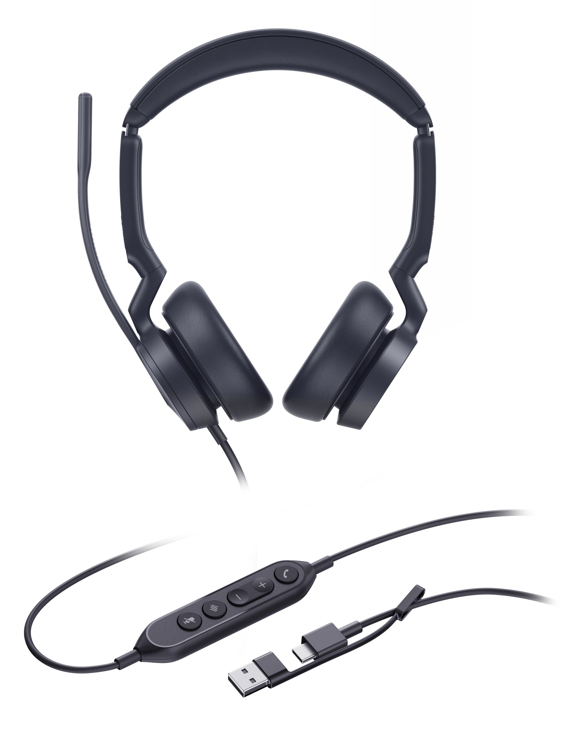 Yealink UH46 Dual UC – Duo Headset – USB‑C/USB‑A – für PC/Mac