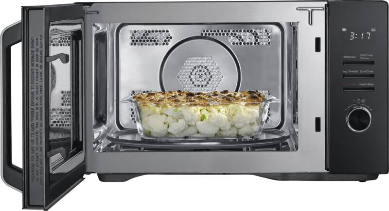 Severin Kombi-Mikrowelle MW 7798 – 29 l, Grill & Heissluft, 900 W – Schwarz
