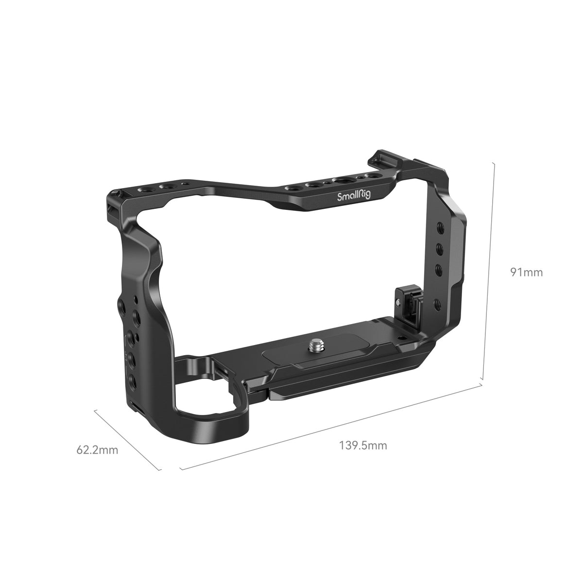SmallRig 4336 Cage Kit – Aluminium, 1/4" & 3/8" Anschlüsse – für Sony Alpha 6700 – Schwarz