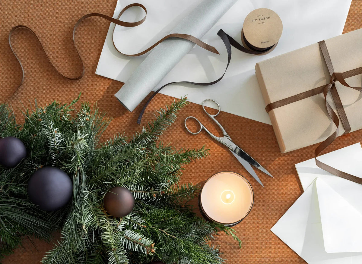 Blomus Weihnachtskugel – Ø 7 × 8 cm – Glas & Polyester, grau – 4-teilig