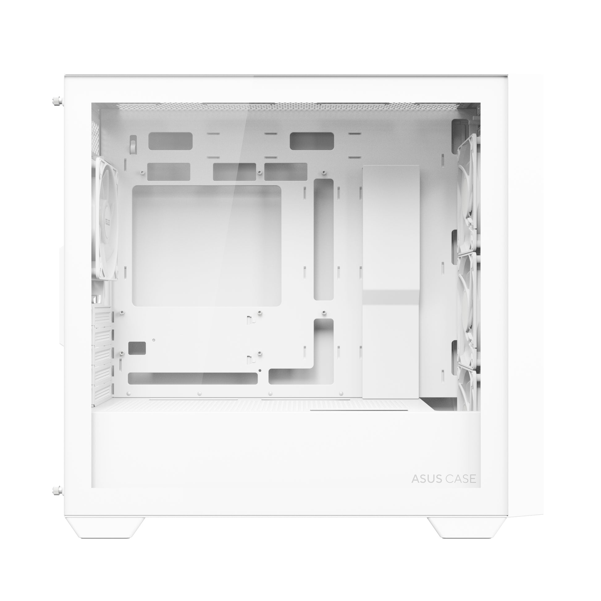 ASUS A21 PLUS – PC-Gehäuse – micro-ATX, Mini-ITX, Weiss, 3×120 mm vorne, 1×120 mm hinten, 465×220×430 mm