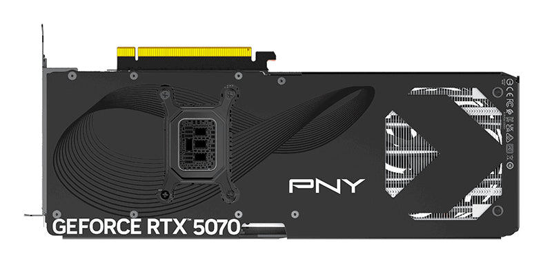 PNY NVIDIA GeForce RTX 5070 OC, 12 GB GDDR7, PCIe 5.0 (3× DisplayPort, 1× HDMI)