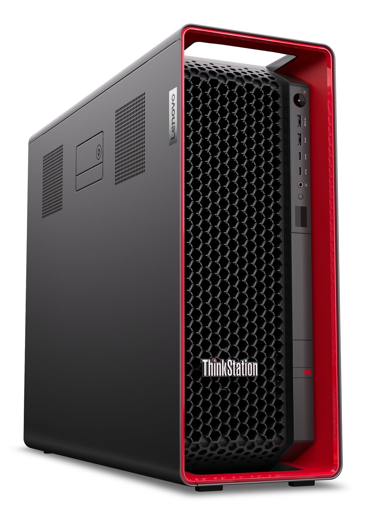 Lenovo ThinkStation P8 Tower – AMD, 32 Kerne, 128 GB RAM, 1 TB SSD, Windows 11 Pro