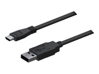 Teltonika USB-A auf Micro-USB-B Kabel – USB 2.0 (480 Mbit/s) – 0,8 m – Schwarz