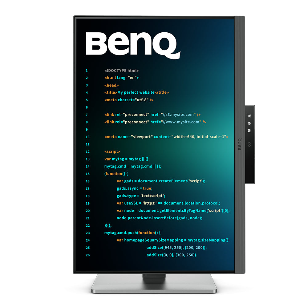BenQ RD240Q – 24,1", 2560 × 1600, IPS, USB-C 90 W, HDR10