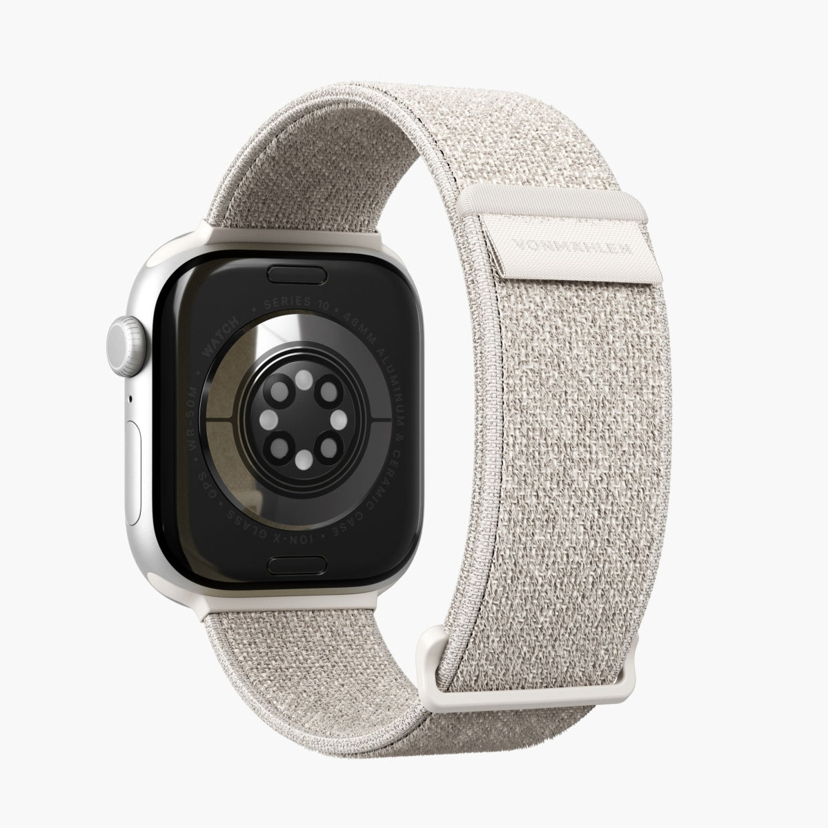 Vonmählen Fitness Loop 2 – Armband – für Apple Watch 40 / 41 / 42 mm, Creme, Nylon