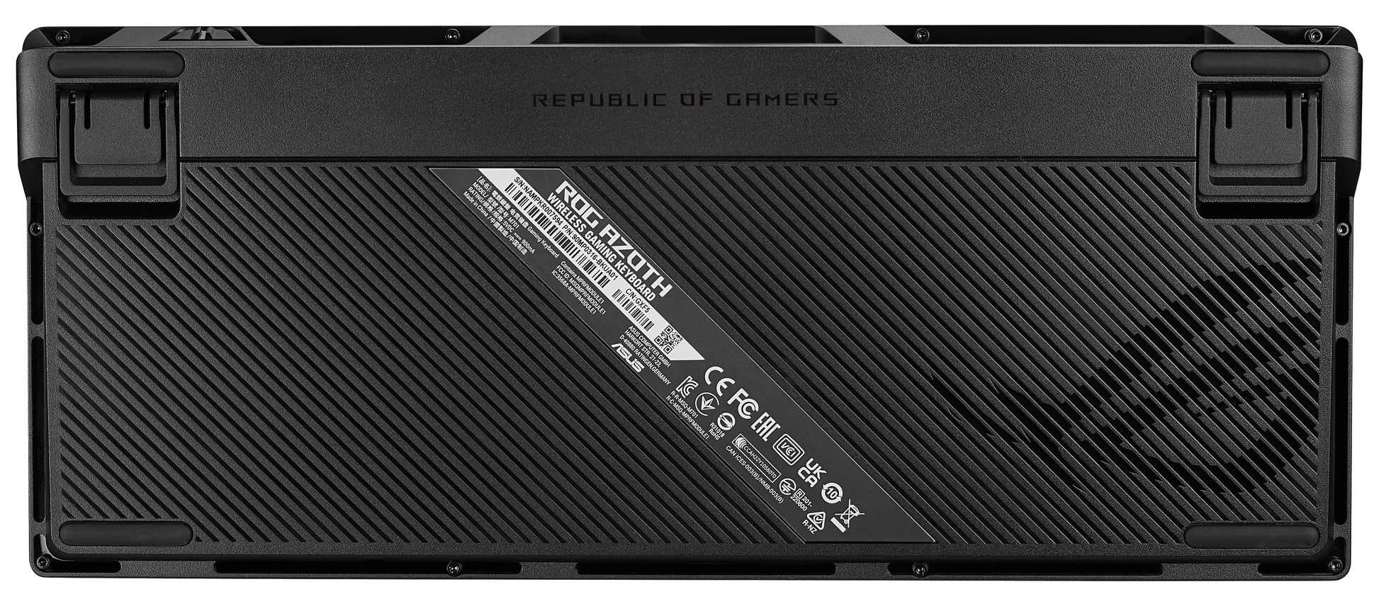 ASUS ROG Azoth – Gaming-Tastatur 75% – Mechanisch, RGB – Bluetooth & 2,4 GHz USB-A – AZERTY (FR)