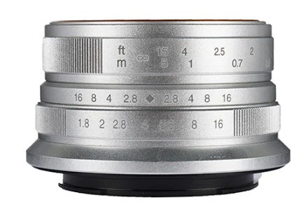 7Artisans 25 mm f/1.8 Objektiv – für Canon (EF-M) – Metall, 46 mm Filter, 143 g