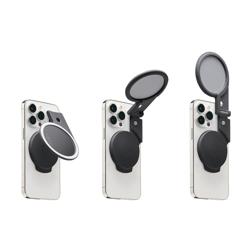 Joby Ringlicht, MagSafe – für iPhone mit MagSafe, iPad, Android – Grau, Aluminium/Kunststoff