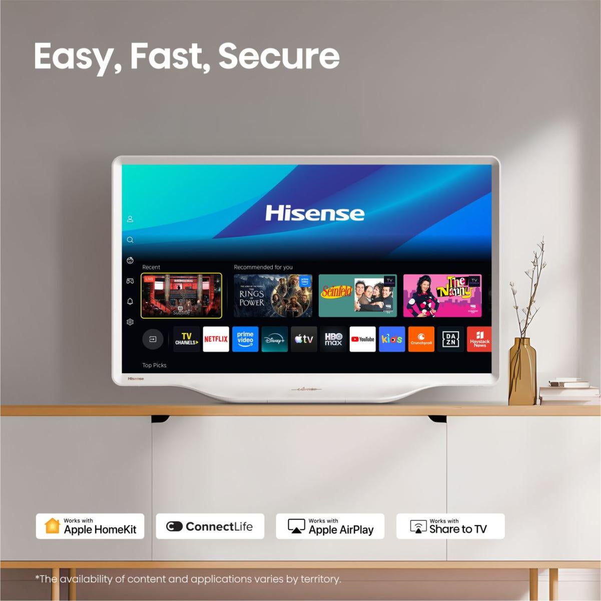 Hisense S5DQ – 43" TV – 4K UHD – QLED – VIDAA – 60 Hz – Dolby Vision
