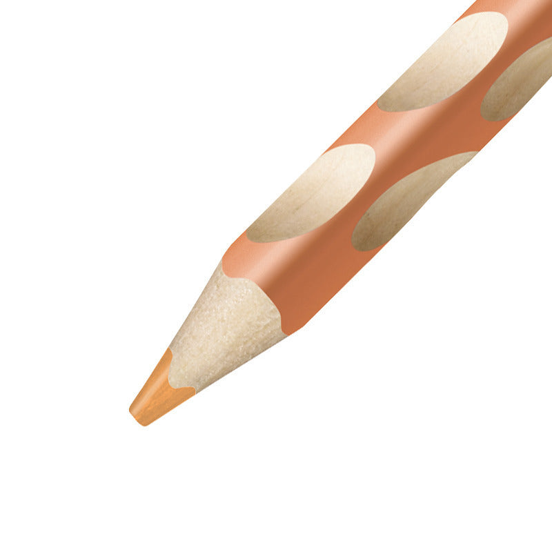 STABILO Buntstift Easycolors Linkshänder – Dreikant, Minen-Ø 4,2 mm, Einzelstift Apricot