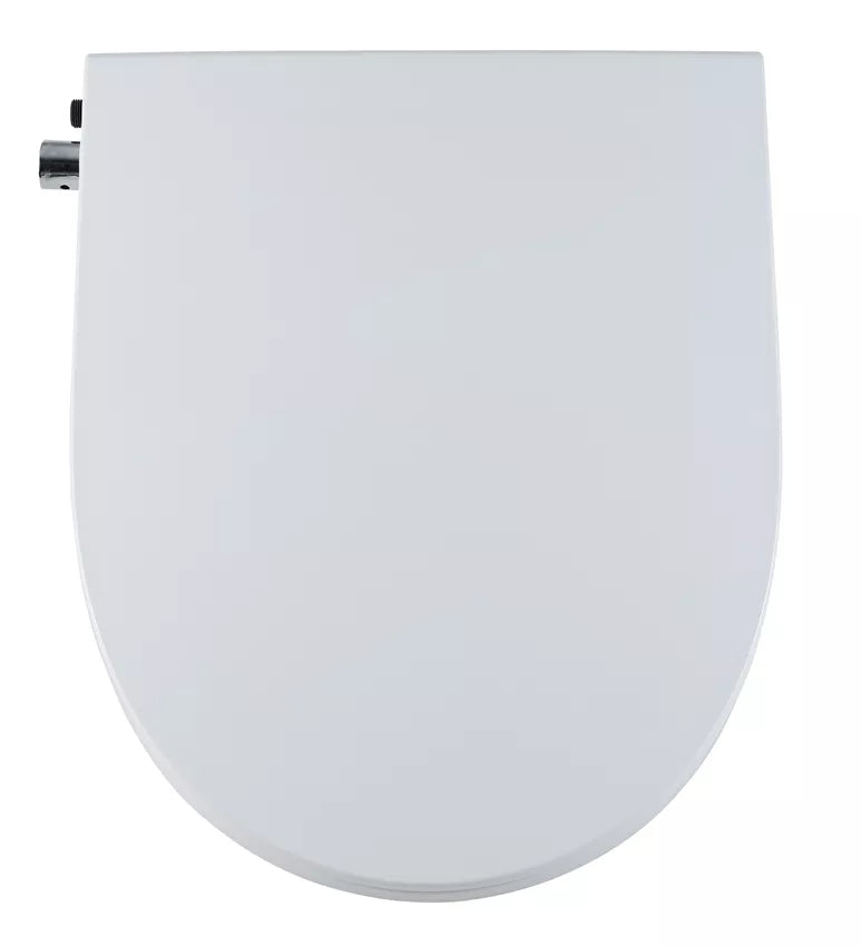Diaqua Toilettensitz – Duroplast, weiss, verlängert, mit Deckel, Soft-Close, 42–48,3 × 37 cm