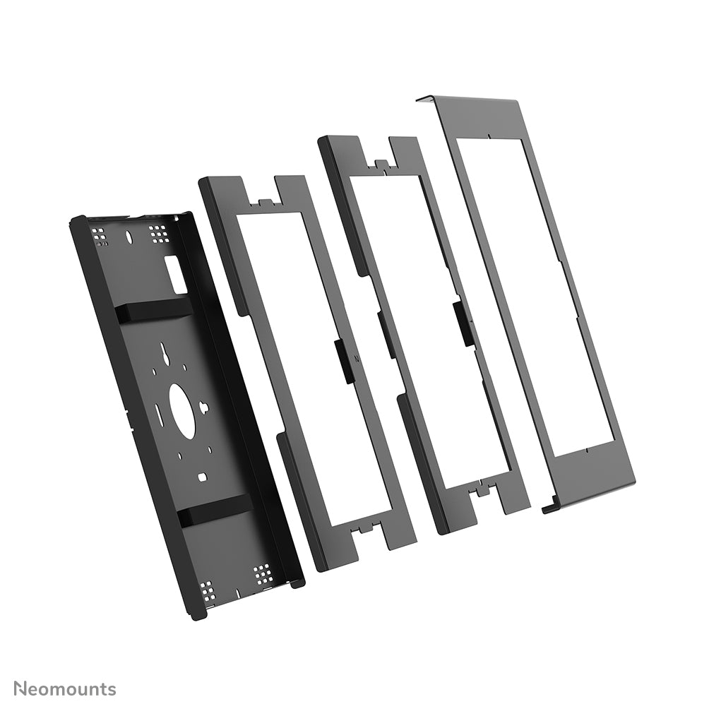 Neomounts Tablet-Wandhalterung – für Tablets 12,4–13", abschliessbar, VESA 75×75 – Schwarz
