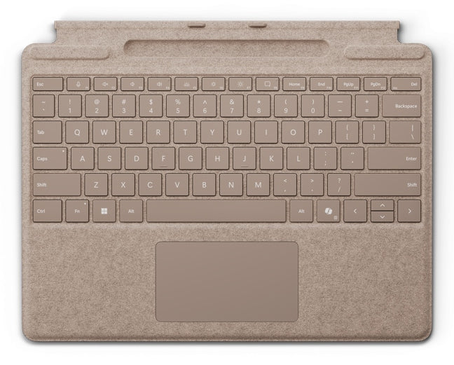 Microsoft Tastatur mit Stiftfach – Surface Pro, QWERTZ, Beige