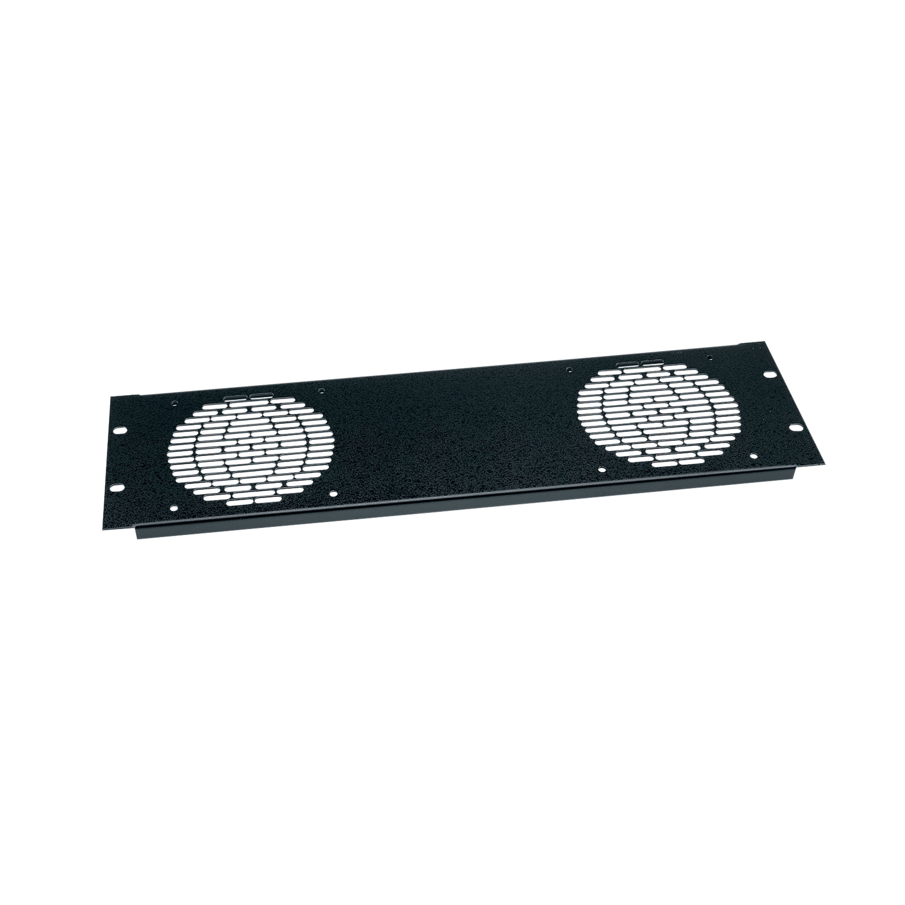 Middle Atlantic FP2 – Lüftertafel für 2 Lüfter, 3U, Aluminium, Schwarz