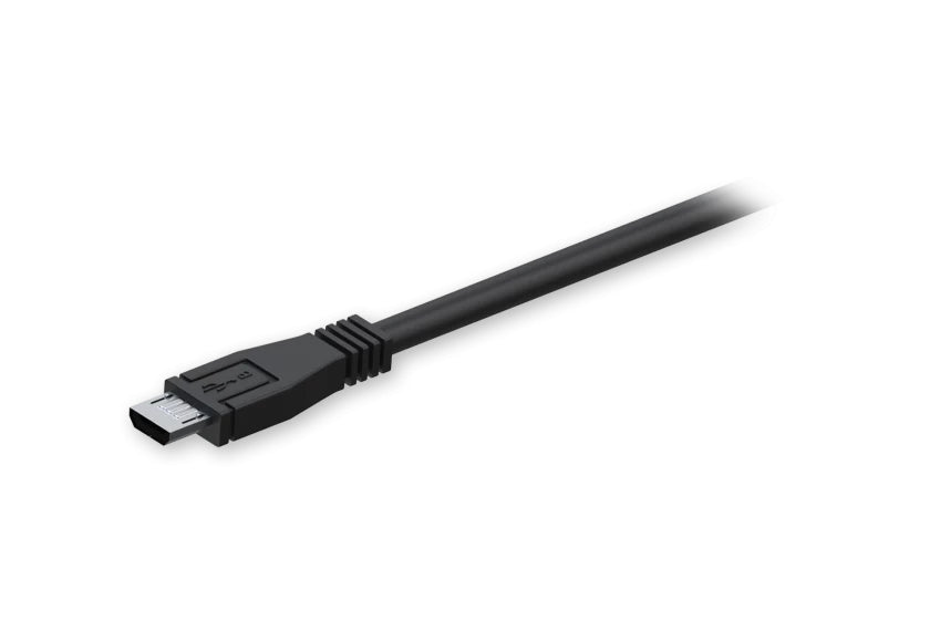 Teltonika USB-A auf Micro-USB-B Kabel – USB 2.0 (480 Mbit/s) – 0,8 m – Schwarz
