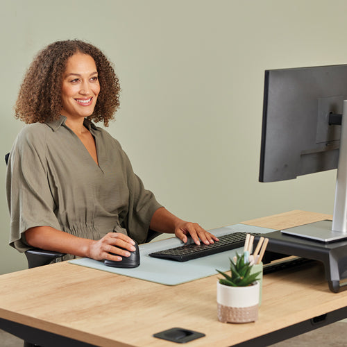 Fellowes Breyta – Vertikale Maus – Kabellos (Bluetooth), Rechts, Schwarz