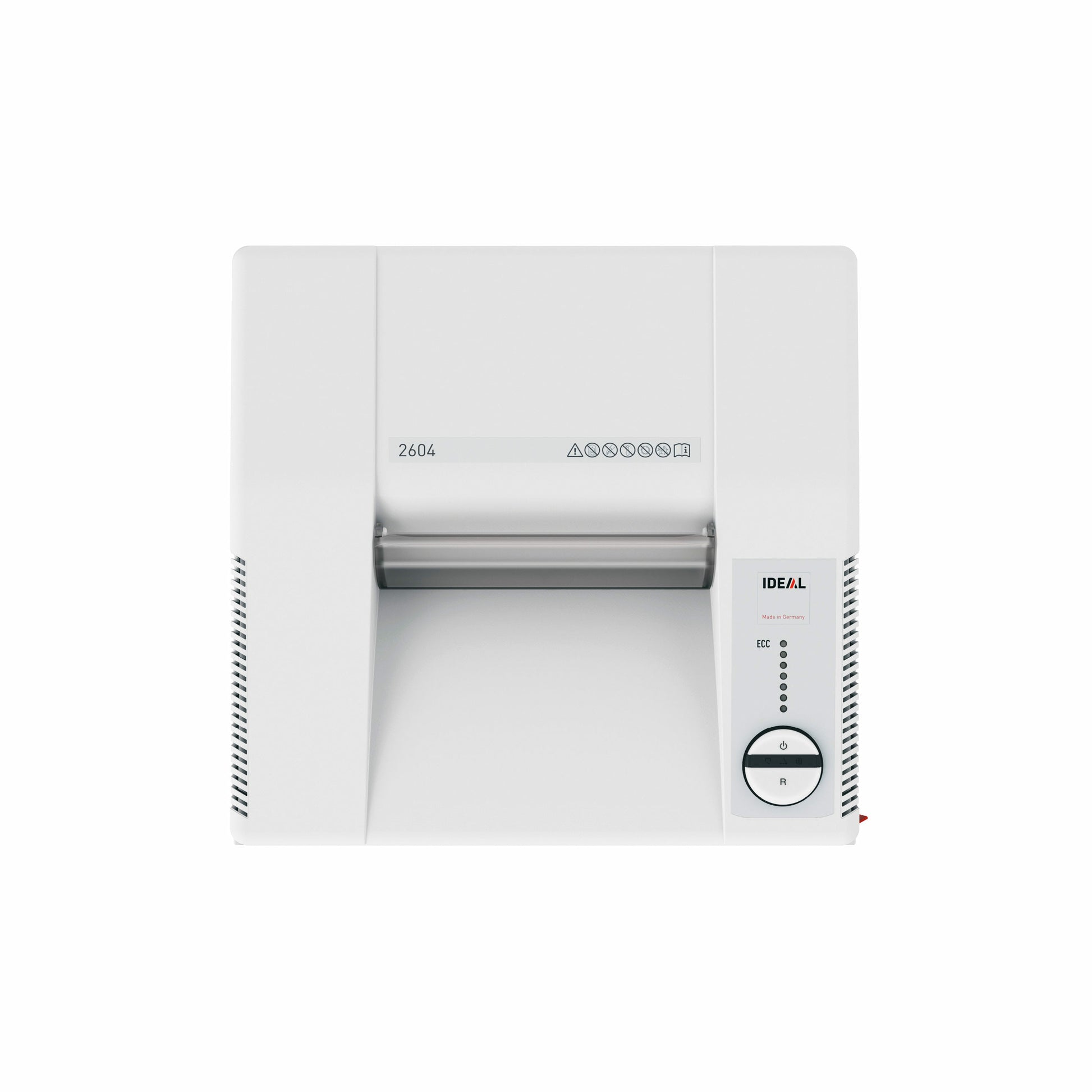 Ideal 2604SMC0.8x5Oe – Aktenvernichter mit Autofeed, DIN P-7, Mikroschnitt 0,8 × 5 mm, 7 Blatt, 100 l