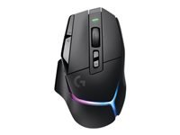 Logitech G G502 X Plus – Gaming-Maus – Kabellos (2,4 GHz), 25600 DPI, RGB-Beleuchtung, rechts