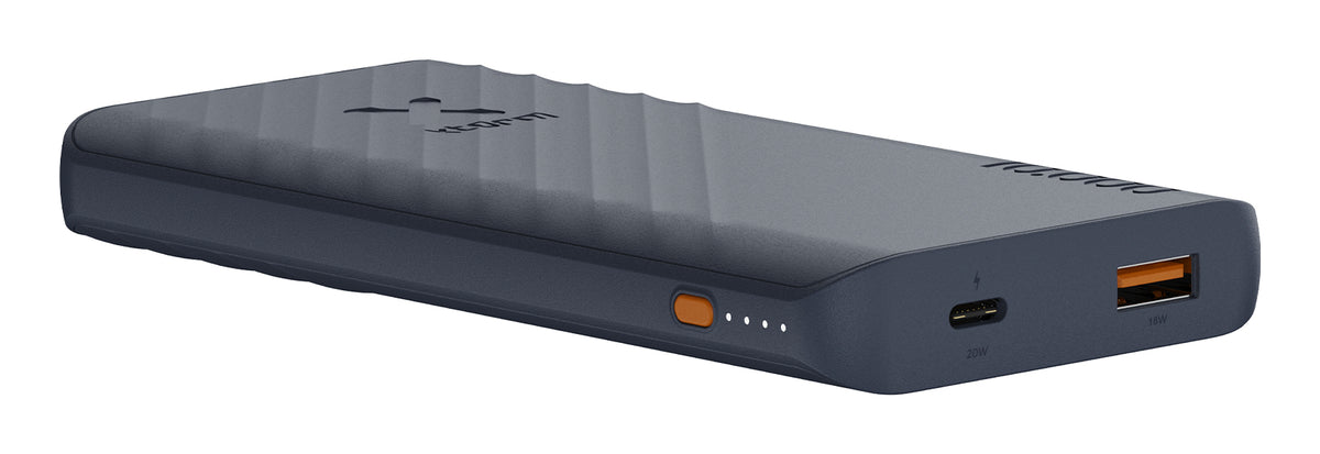Xtorm Go2 Powerbank 10'000 mAh – 20 W PD, 1× USB-C, 1× USB-A, blau