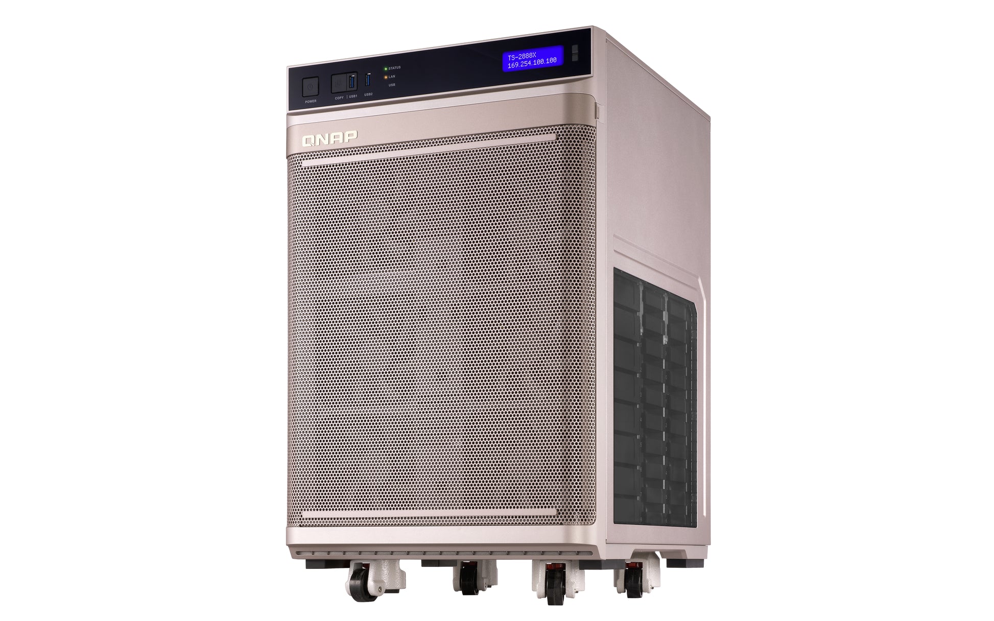 QNAP TS-2888X-W2175-512G Allgemeines Speichergerät – 512 GB RAM, Intel Xeon W-2175 14-Kern 2,5 GHz, 28-Bay