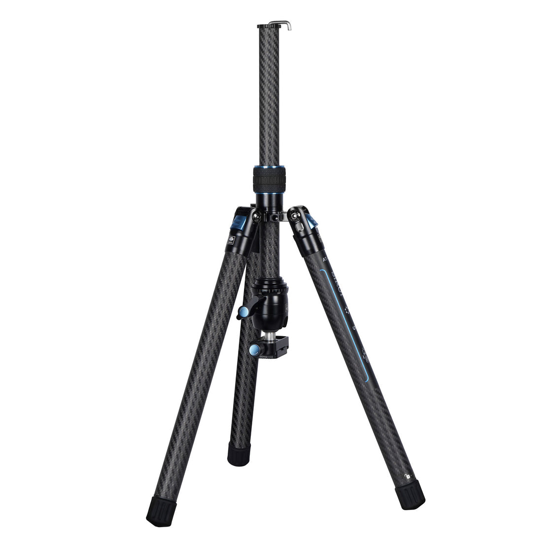 Sirui AT-125+B-00K Stativ – Carbon, 152 cm, 10 kg, 5 Sektionen – 1/4", 3/8"