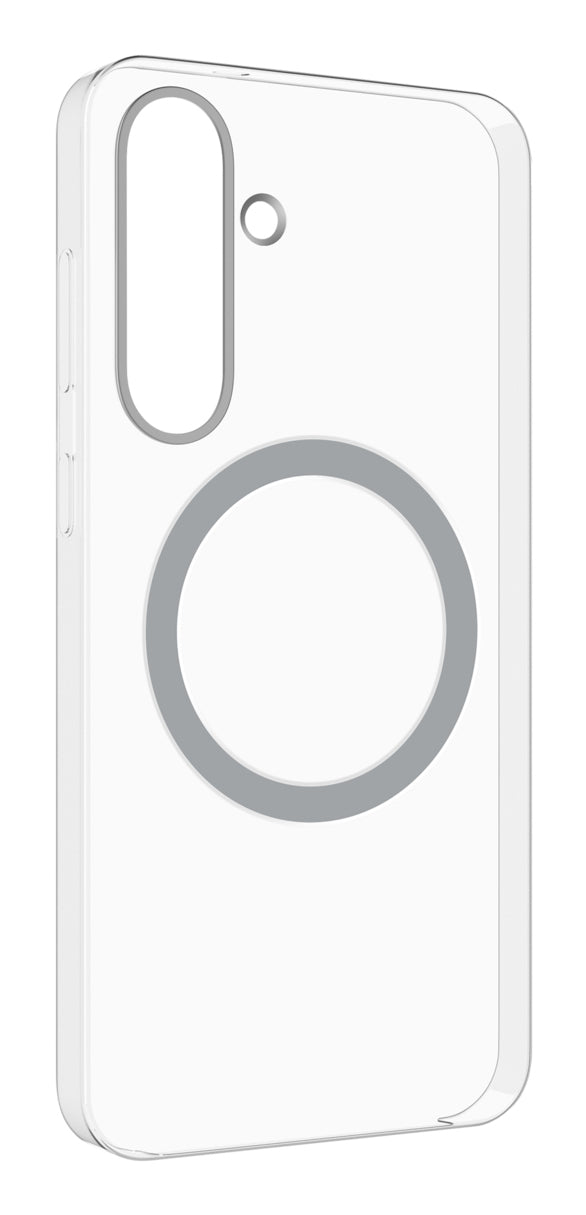 Samsung Clear Magnet – Backcover – für Samsung Galaxy S25 FE, MagSafe, Kunststoff, Transparent