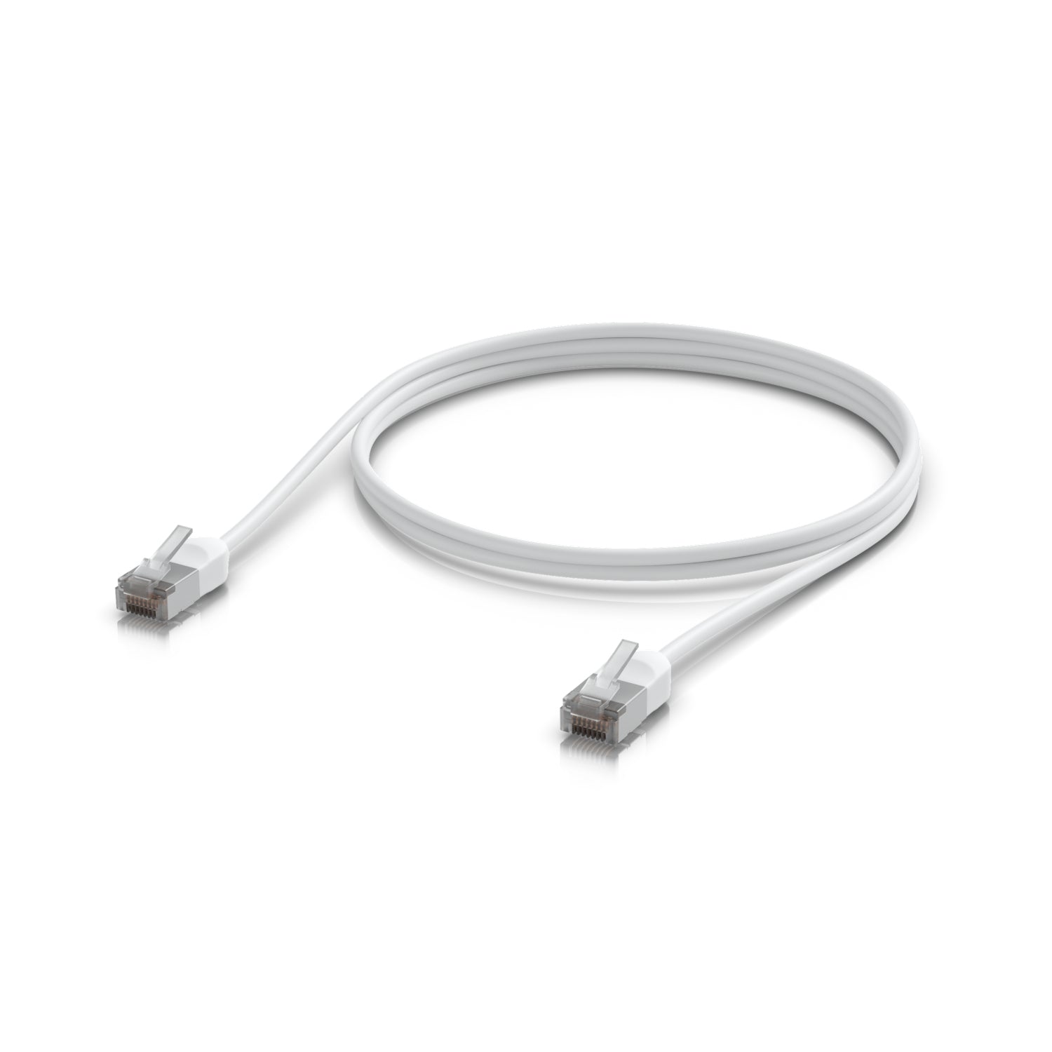 Ubiquiti Patchkabel – Cat6a, geschirmt, 1 m, Weiss, RJ-45