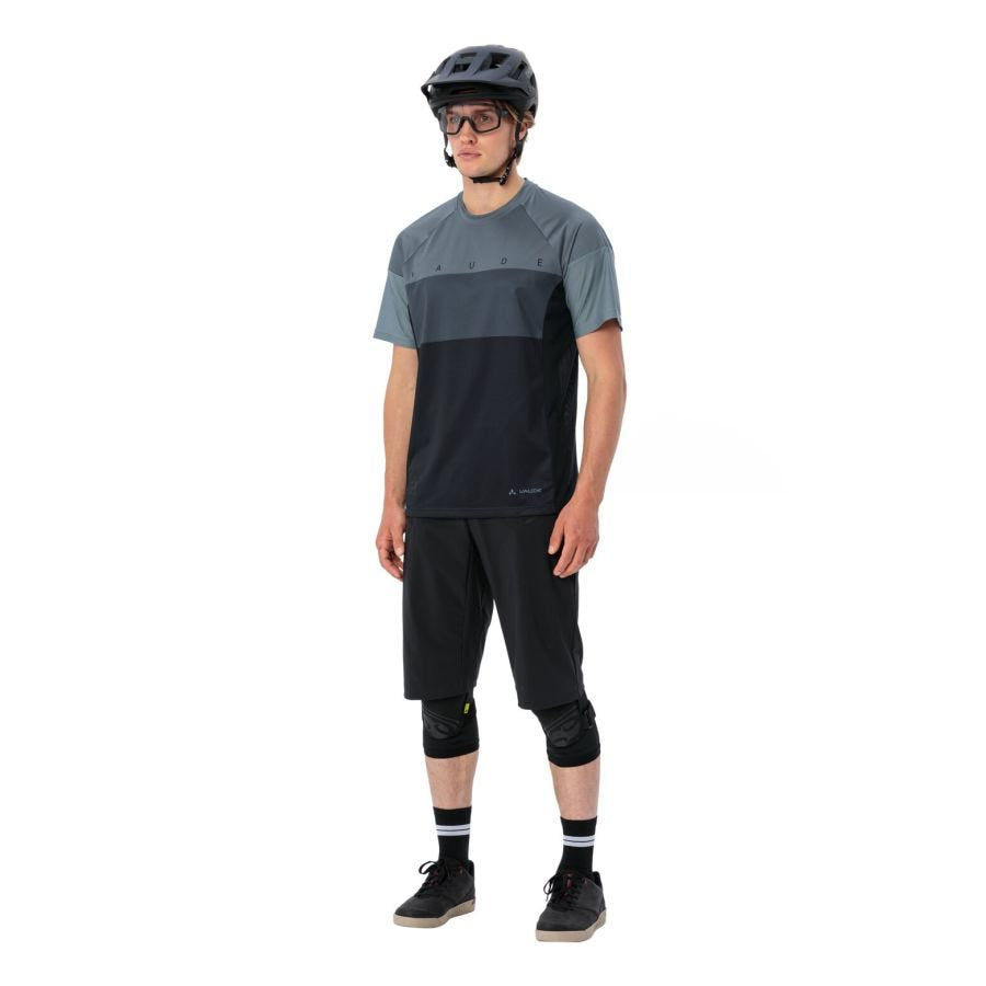 VAUDE T-Shirt Moab VI – XL, 1 Stück – Grau, Polyester (recycelt)