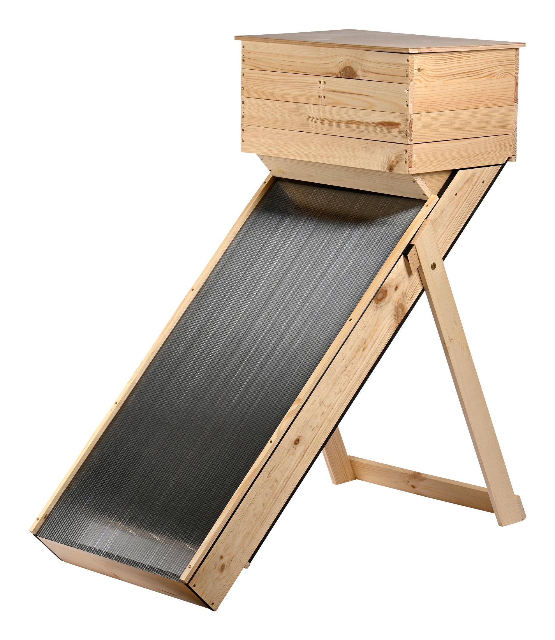 Dobar Solar-Trockner 29029FSCE – 102,5 cm × 52,5 cm × 98 cm, Kiefernholz – braun