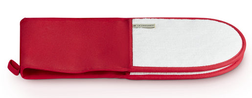 Le Creuset Doppelter Topflappen, 89 × 20 cm, Baumwolle, Rot