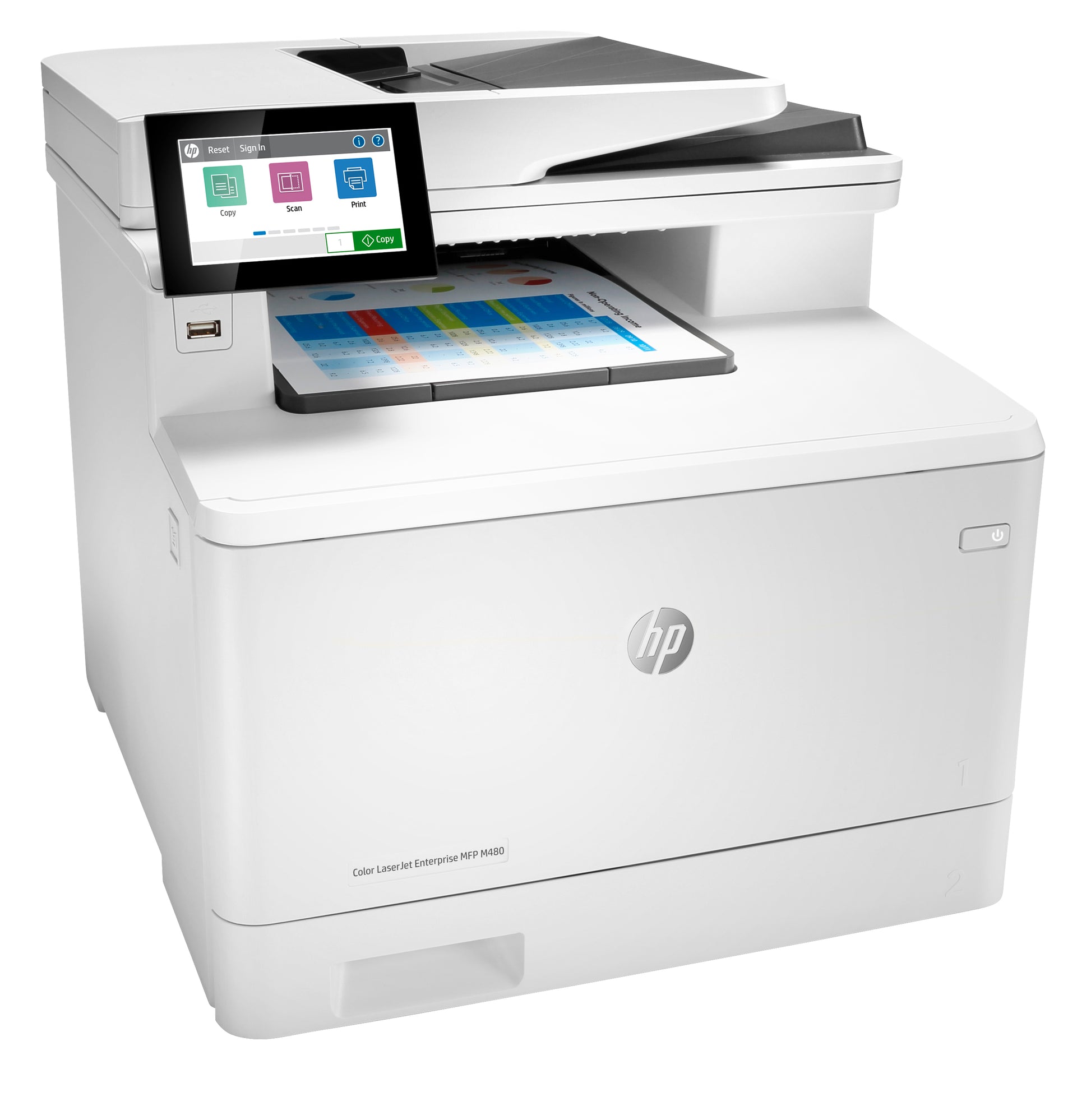 HP LASERJET ENT M480F – Farbiger Laser-MFP, 4-in-1