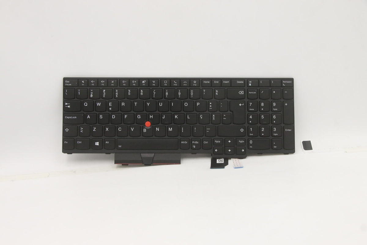 Lenovo Blackbird – Notebook-Ersatztastatur – QWERTY (PT) – schwarz – für ThinkPad P17 Gen 1 (20SN, 20SQ)